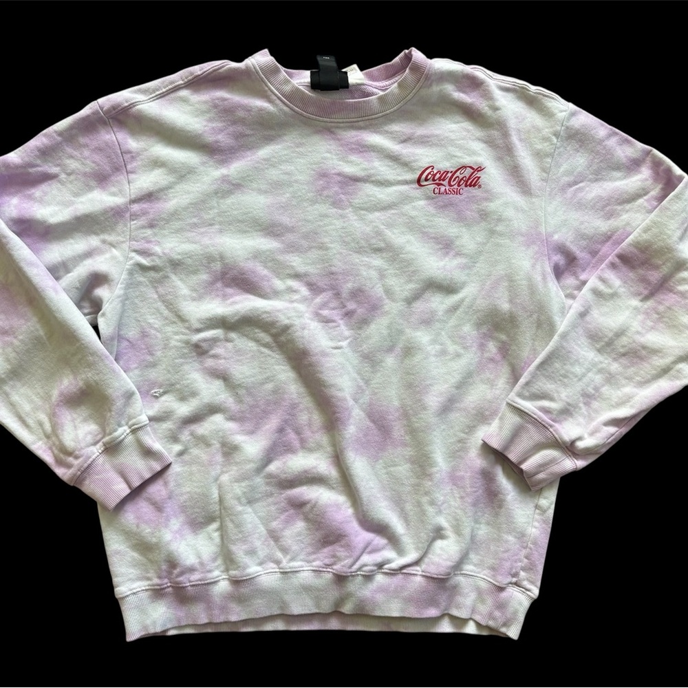 Coca Cola Classic Tie-Dye Crew Neck Sweater